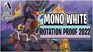 NO Rares Needed  ROTATION PROOF Mono White Aggro Budget MTG Arena Standard [upl. by Llet]