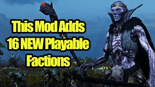 This Mod Adds 16 NEW Playable Factions amp Characters  Total War Warhammer 3  Mod Review [upl. by Acinor770]