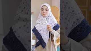 Hijab segiempat tutorial simple model hijab terbaru segiempat hijabstyle hijabers [upl. by Radmen]