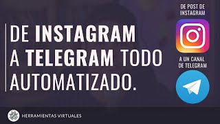 Como conectar Instagram con Telegram  Tutorial INTEGROMAT [upl. by Huggins]