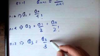 Differential Equations 15 b  Frobenius Method Example 1 Part 2 [upl. by Allesiram]