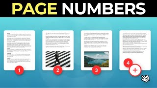 How to Add Page Numbers to PDF Files FREE [upl. by Esirrehc]