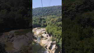 Martvili Canyon  Zipline [upl. by Aneehs]