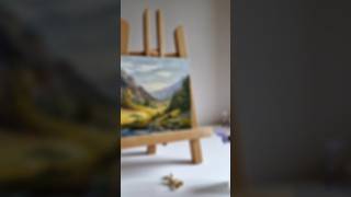 What 😮 Really 😵  Top 6 Canvas painting ideas shorts trending art vitalvideo inksandpaints jk [upl. by Saoj79]