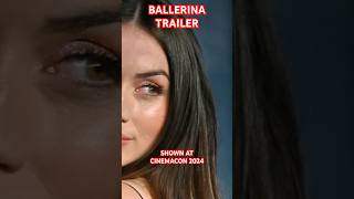 ballerina Trailer Reaction cinemacon2024 movie [upl. by Ardnohsed]