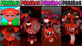 All Phases in New Incredibox Sprunki 2 From Phase 1 to Phase 5 [upl. by Occer419]