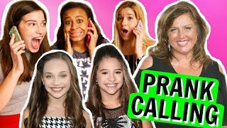 PRANK CALLING Abby Lee Miller amp Mackenzie Ziegler  Nia Sioux [upl. by Ahsets]