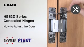 3WAY ADJUSTABLE CONCEALED HINGE  PINET INDUSTRIE [upl. by Florentia916]