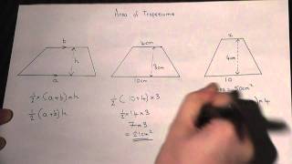 Area of a Trapezium  How to Calculate the Area Easily  Maths Revision Video [upl. by Evey]