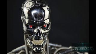 The Terminator Hot Toys T800 Endoskeleton 14 Scale Collectible Movie Figure Review [upl. by Dedra730]