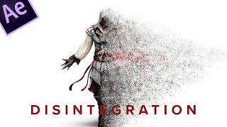 After Effects Tutorial Disintegration effect 2 minute Tut [upl. by Rosalba]