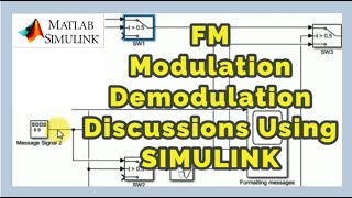 Frequency Modulation and FM Demodulation Explained using Simulink  FM 311 [upl. by Donia972]