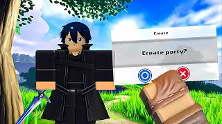 This NEW Roblox Sword Art Online Game Is UNDERRATED [upl. by Aicinod]