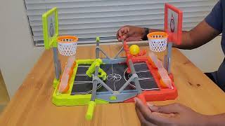 Hasbro Foosketball Game Foosball Plus Basketball [upl. by Joo383]