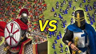 CENTURION vs TEUTONIC KNIGHTS 😨 Age of Empires 2 [upl. by Okia]