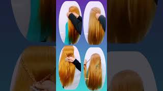 4 different types of hairstyles tutorials  simple hairstyle for girls ✨supereasyhairstyle [upl. by Kirkpatrick]