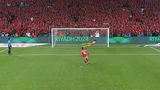 All Penalties Shootout Al Ahly vs Zamalek 45 All Goals ResultsHighlights CAF Super Cup Final [upl. by Darelle]