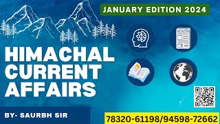 Himachal Pradesh Current Affairs for January 2024 AZILITE COACHING [upl. by Jules288]