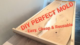 How to create a perfect mold for epoxy tablesriver tables [upl. by Shirleen]