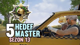 Çaktırmadan İndirecem Seni  PUBG Dereceli Hedef Master 5 [upl. by Sokcin]