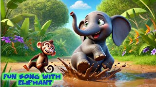 ஒரு காட்டு யானை வந்தது  Tamil Rhymes For children Kids Learning Tamil tamilrhymes [upl. by Attegroeg978]