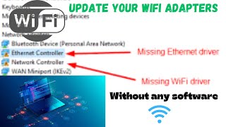 Automatically Update WiFi Driver Windows 10 In Laptop Simple and Quick Way [upl. by Nnairek]