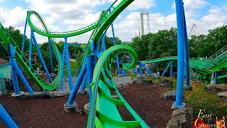 Hydra POV 4K Front Row 60fps Dorney Park Allentown PA [upl. by Geri]