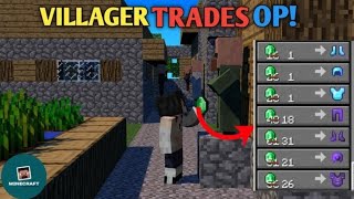 minecraft villager trade op item 🤩 [upl. by Harriet144]