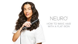 How To Wave Hair With Neuro Flat Iron [upl. by Mukerji]