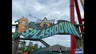 Six Flags Great America Aquaman Splashdown [upl. by Bradford398]