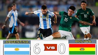 Argentina vs Bolivia60 highlights world cup qualifiers [upl. by Ebba]