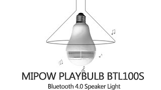 MIPOW PLAYBULB Speaker Light review  Gearbestcom [upl. by Arebma219]