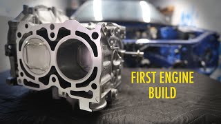 Rebuilding A Neglected STI Ep 10  My First Engine Build [upl. by Adlitam]