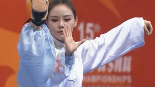 2019 Bi Ying Liang CHN  Taiji  1st  15th WWC  Shanghai Wushu Worlds [upl. by Artair]