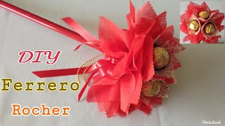 DIY Ferrero Rocher bouquet  วิธีทำคฑาเฟอร์เรโร่ [upl. by Humph]