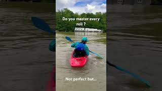 Kayak roll  Eskimo eskimo 4k gopro jacksonkayak water kayaking [upl. by Rosen]