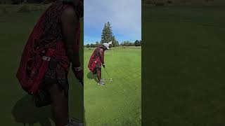 Maasai Warriors 🔥 Deejay Maasai and Olmoai ✌🏾 shortpants golf love [upl. by Ilka]