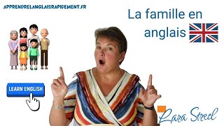 ▷ Présenter ma famille en anglais ► How to present my family in English ✏ Learn English [upl. by Aun]