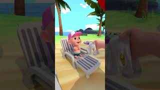 Swim Safety Song  Beach Song  Nursery Rhymes amp Kids Songs shorts nurseryrhymes [upl. by Valer]