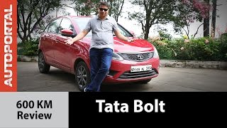 Tata Bolt 600 KM Test Drive Review  Autoportal [upl. by Yettie80]