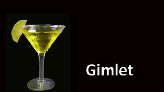 Vodka Gimlet Cocktail Drink Recipe [upl. by Lauber664]