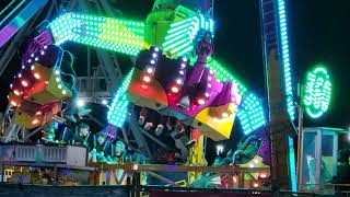 POV Puyallup WA State Fair  Revolution 360 Ride in Puyallup Washington State USA 🇺🇸 [upl. by Noyk]