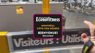 Bienvenue au  Welcome to 👍 Éconofitness Montréal  CôtedesNeiges [upl. by Ahsilahk556]