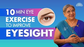 10Minute Yoga Eye Exercises For Better Eyesight  Eye Care Routine  Healthier Eyes  Dr Hansaji [upl. by Amocat]