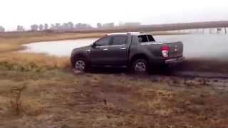 Ford Ranger off road in mud 4x4 must watch [upl. by Ogires790]