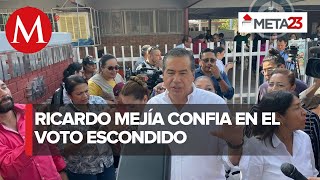 Ricardo Mejía vota en Torreón Coahuila [upl. by Aynotal]