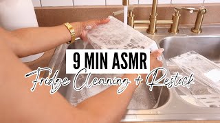 ASMR FRIDGE CLEANING AND RESTOCK [upl. by Cavill359]