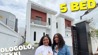 Inside Premium 5 Bedroom detached house in Lekki Lagos [upl. by Quartana]