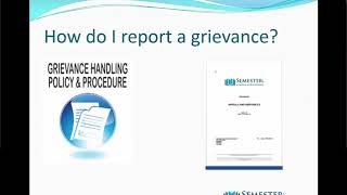 Grievance Procedures [upl. by Eltrym]