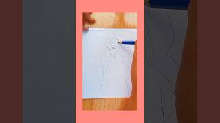 Drawing girl wearing hoodie drawing sketch [upl. by Lawan]